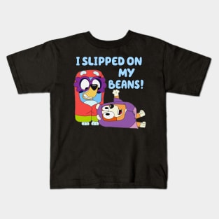 Slipped on my beans Kids T-Shirt